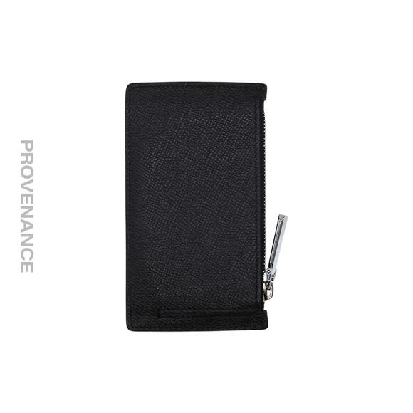 🔴 Givenchy Vertical Card Holder Wallet - Black Yellow - Picture 2 of 11